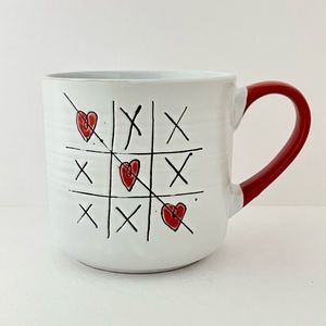 Love always wins Coffee Cup,  Tic tac toe love mug New Excellent Condition
